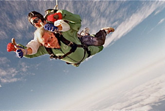 skydiving